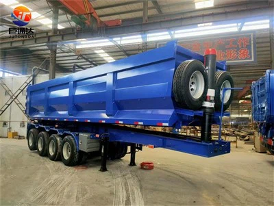U Shape Hydraulisk Dump Trailer