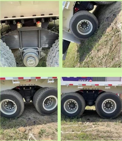 Enkeltpunktsopphengsbeholder flatbed Semitrailers